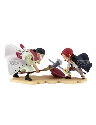 Figura Edward Newgate vs. Shanks World Collectable Log Stories One Piece 13cm