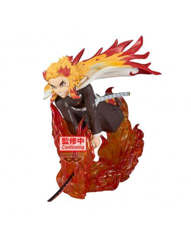 Figura Kyojuro Rengoku Vibration Stars Demon Slayer Kimetsu no Yaiba 14cm