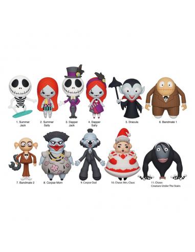 Pesadilla antes de Navidad Colgantes PVC 3D Expositor Series 7 (24)