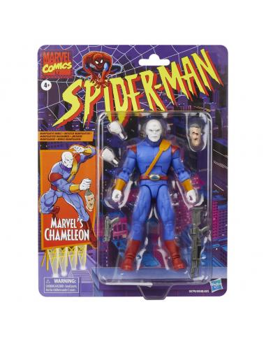 Figura hasbro marvel comics spider - man marvel's chameleon