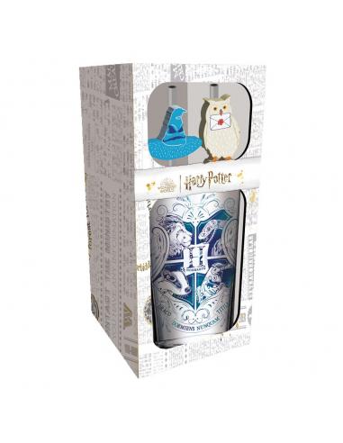 Harry Potter Vaso Tumbler con pajitas Hogwarts