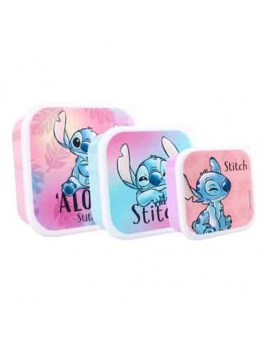 Lilo & StitchPack de 3 Fiambreras Stitch Fresh Bites