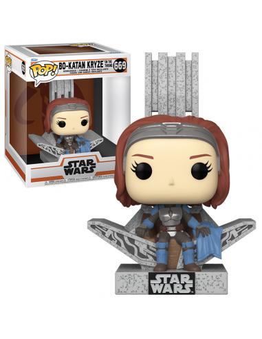 THE MANDALORIAN (S9) - POP DELUXE BO-KATAN WITH THRONE