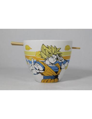 Dragon Ball Z Bol para Ramen con Palillos Goku 473 ml