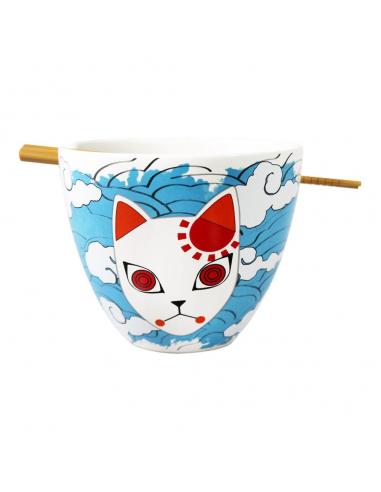 Demon Slayer Bol para Ramen con Palillos Tanjiro Mask 473 ml