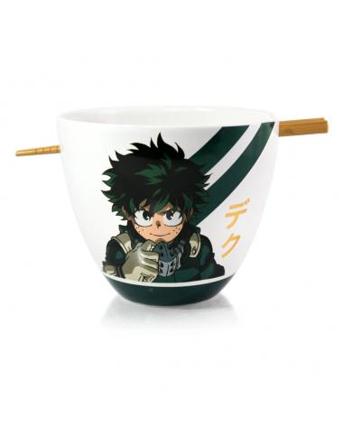 My Hero Academia Bol para Ramen con Palillos Izuku Midoriya 473 ml
