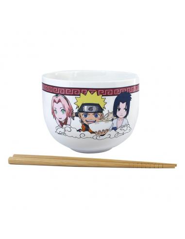 Naruto Shippuden Bol para Ramen con Palillos Team Seven 414 ml