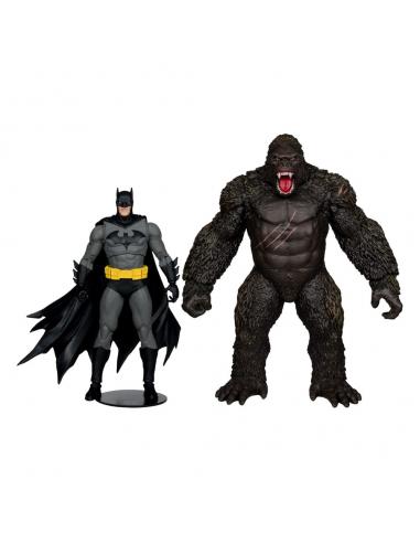 DC Justice League Monsterverse DC Multiverse Pack de 2 Figuras Batman & Kong 29 cm