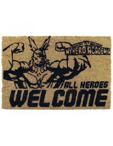 Felpudo All Heroes Welcome My Hero Academia