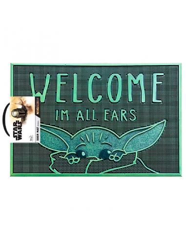 Felpudo Welcome Im All Ears Yoda The Child Star Wars The Mandalorian