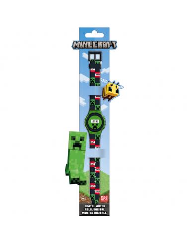Reloj digital Minecraft