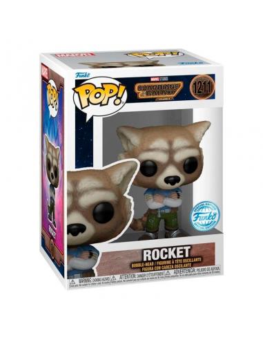 Funko POP Marvel Guardianes de la Galaxia Rocket Exclusive