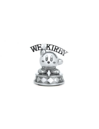 Kirby Estatua DieCast We Love Kirby Silver Edition 10 cm
