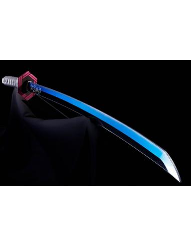 Demon Slayer: Kimetsu no Yaiba Réplica Proplica 1/1 Espada Nichirin (Giyu Tomioka) 95 cm