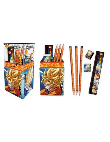 Portalapices con papeleria Dragon Ball Super