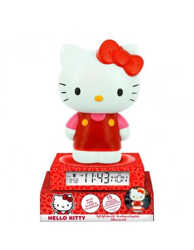 Lampara 3D con despertador Hello Kitty and Friends