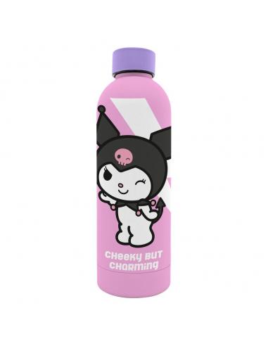 Botella acero inoxidable Kuromi Hello Kitty 800ml