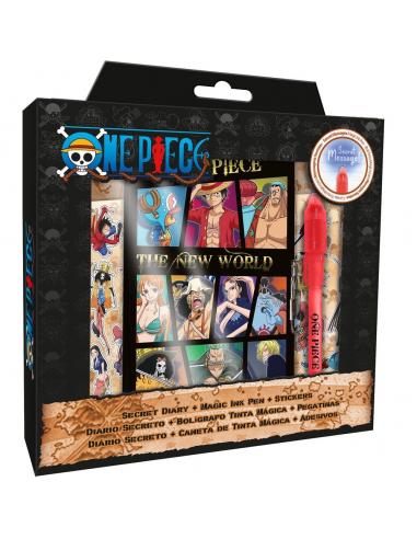 Diario + Boligrafo magico One Piece