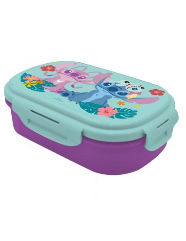 Sandwichera + Cubierto Stitch Disney