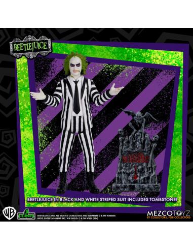 Figura Beetlejuice Striped Suite Beetlejuice 9,5cm