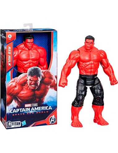 Figura Red Hulk Titan Hero Brave New World Capitan America Vengadores Avengers Marvel 30cm