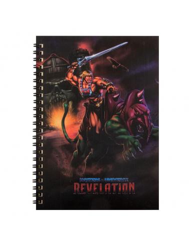 Amos del Universo: Revelación He-Man with Battle Cat Notebook
