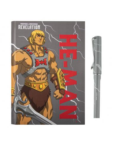 Amos del Universo: Revelación He-Man Thunder Deluxe Notebook Set (cuaderno y bolígrafo)