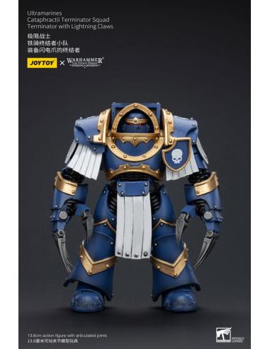 Warhammer The Horus Heresy Figura 1/18 Ultramarines Cataphractii Terminator Squad Terminator with Lightning Claws 14 cm