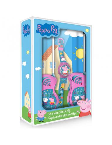 Blister Reloj Digital + Walkie Takie Peppa Pig