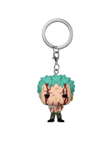 One Piece Llaveros Pocket POP! Vinyl Zoro Nothing Happened 4 cm Expositor (12)
