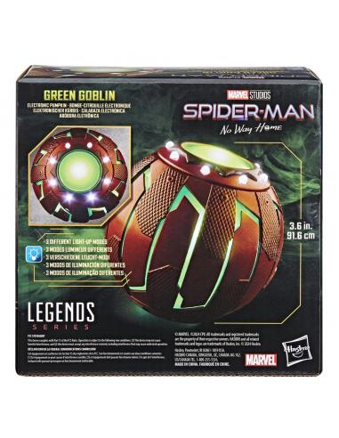 Calabaza electrónica hasbro marvel legends series spider - man: no way home green goblin