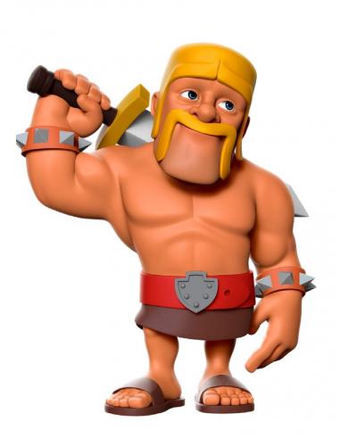 The World of Clash Figura Minix Clash of Clans Bárbaro 12 cm