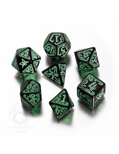 QW DADOS CTHULHU SET NEGRO (7)