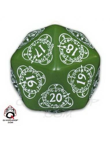 QW DADO D20 CONTADOR VERDE