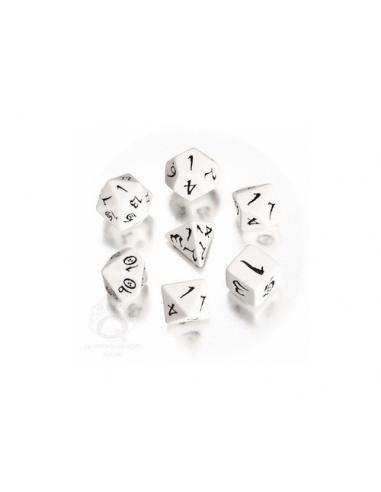 QW DADOS CLASSIC RPG WHITE & BLACK (7)