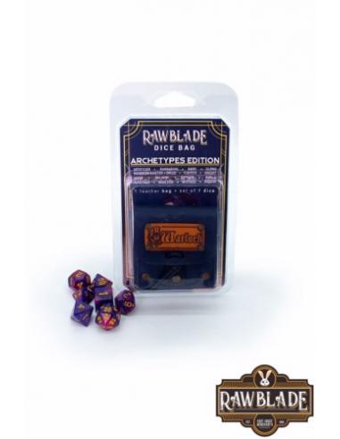 RAWBLADE DADOS + BOLSA DE CUERO WARLOCK (7)