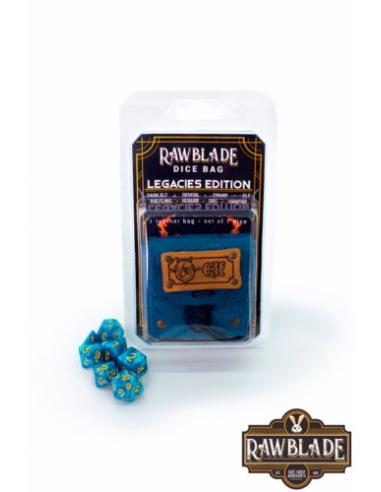 RAWBLADE DADOS + BOLSA DE CUERO ELF (7)