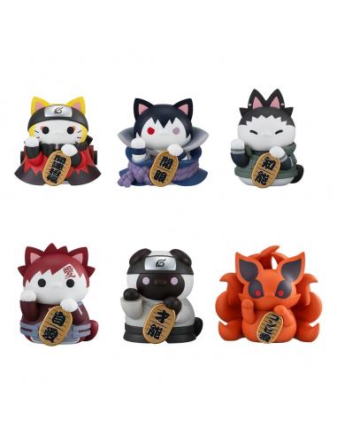 Naruto Shippuden Mega Cat Project Nyaruto! Minifiguras Fortune Cats Naruto Uzumaki & Friends Ver. 7 cm Surtido (6)