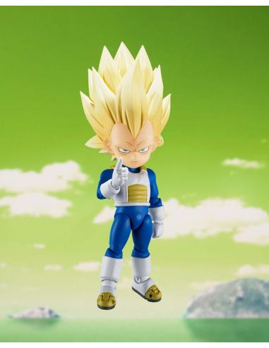 Dragon Ball Figura S.H.Figuarts Super Saiyan 3 Vegeta (mini) Daima 8 cm
