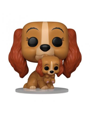 La dama y el vagabundo Funko POP! Disney Vinyl Lady w/puppy 9 cm