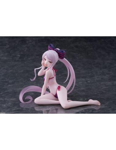 Overlord Estatua PVC Desktop Cute Figure Shalltear Swimsuit Ver. 13 cm