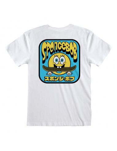 Bob Esponja Camiseta Skater Sponge talla S
