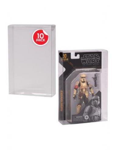 10 X PROTECTOR PET 0.40 MM FIGURAS EN BLISTER HASBRO STAR WARS THE BLACK SERIES