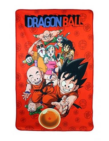 PERSONAJES Y BOLA DB MANTA POLAR 100x150 CM DRAGON BALL