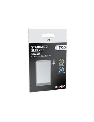 100 X STANDARD SLEEVES 67X92 MM FUNDAS TRANSPARENTES PARA TCG