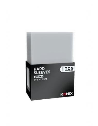 25 X HARD SLEEVES 76,2X101,6 MM FUNDAS TRANSPARENTES PARA TCG