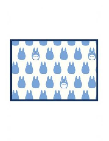 TOTORO AZUL SILUETA MANTA 70X100 CM MI VECINO TOTORO