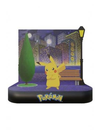 PIKACHU DIORAMA CON LUZ 15 CM POKEMON