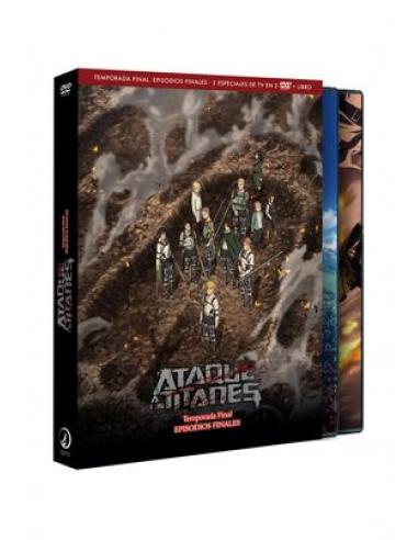 DVD ATAQUE A LOS TITANES LOS CAPITULOS FINALES