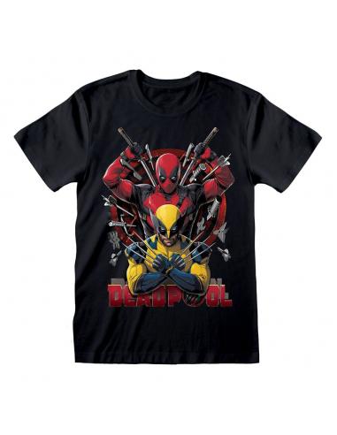 Deadpool Camiseta Deadpool & Wolverine Weapons talla L